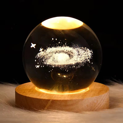 LumiSphere™ 3D Crystal Galaxy Lamp