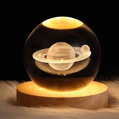 LumiSphere™ 3D Crystal Galaxy Lamp